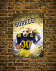 'Michigan Doggos' Personalized Dog Mini Portrait