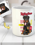 Taza personalizada con 2 mascotas 'Rollingbone'