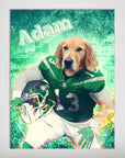 'New York Jet-Doggos' Personalized Pet Mini Portrait