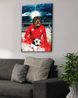 'Nottingham Forest Doggos Football' Personalized Pet Canvas