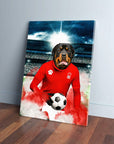 'Nottingham Forest Doggos Football' Personalized Pet Canvas
