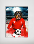 'Nottingham Doggos Football' Personalized Dog Poster