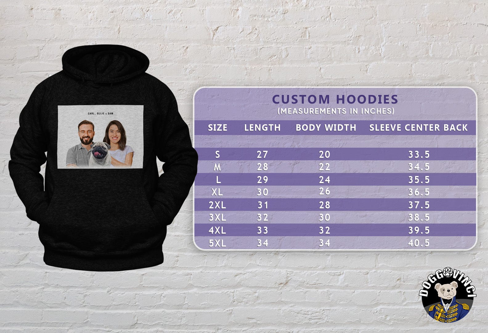 Personalized Modern Pet &amp; Humans Hoody