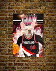 'Pawtland Trail Blazers' Personalized Dog Poster