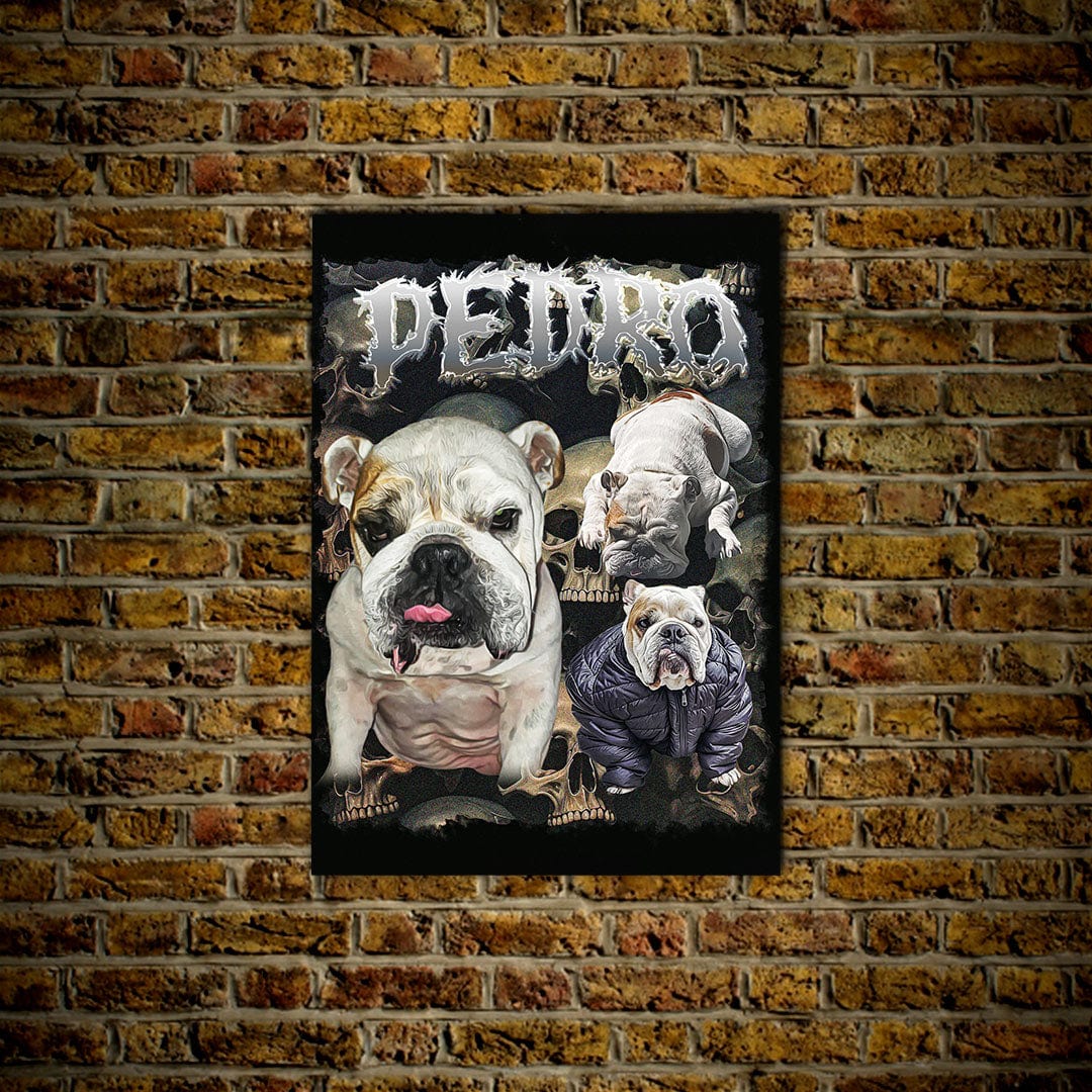 &#39;90&#39;s Bootleg (Horrorcore)&#39; Personalized Pet Poster