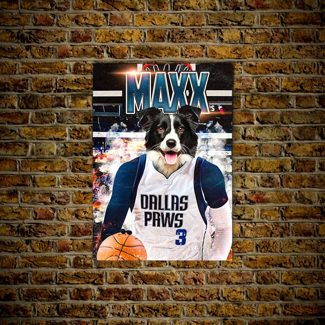 &#39;Dallas Mavericks Doggos&#39; Personalized Dog Poster