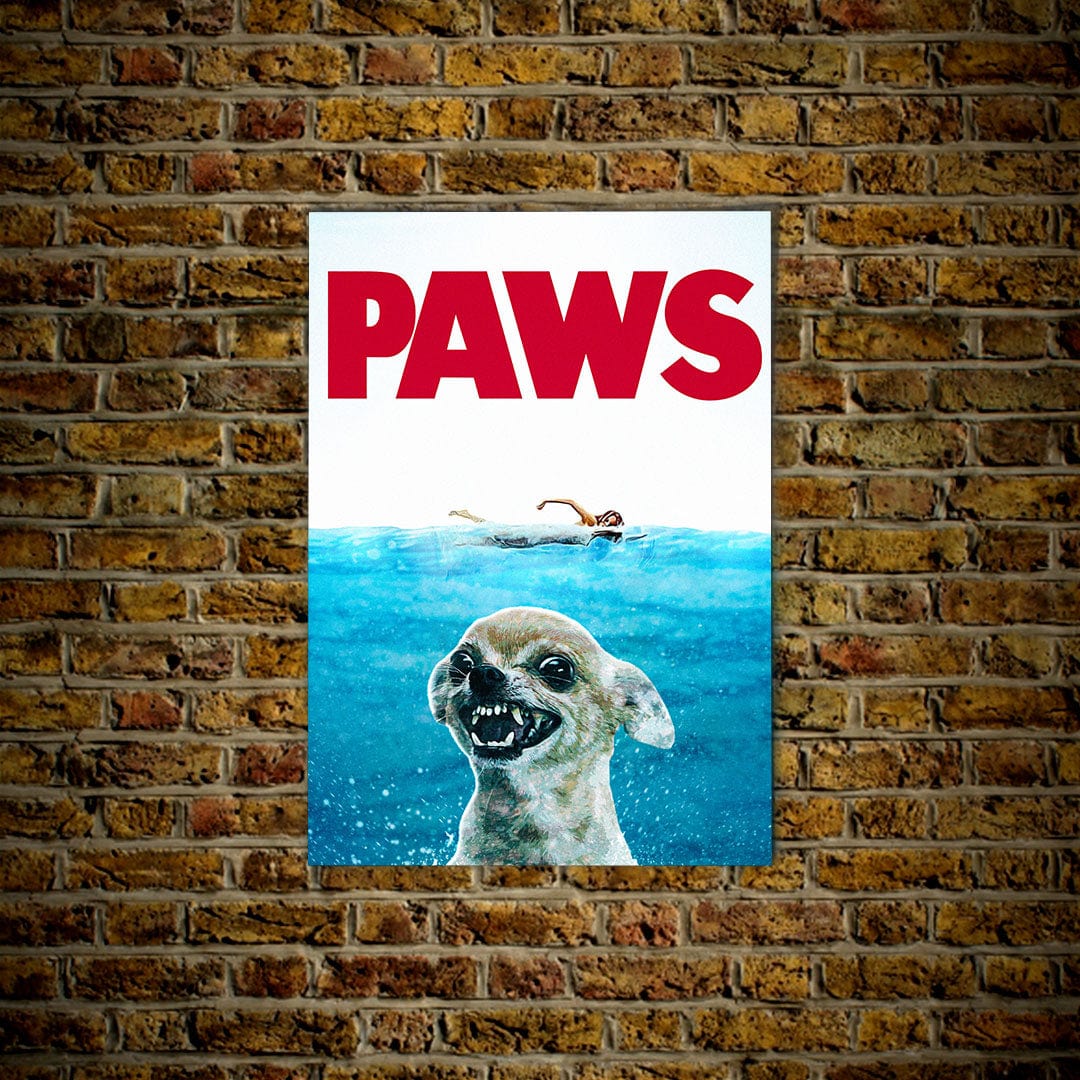 &#39;Paws&#39; Personalized Pet Poster