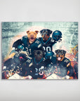 'Philadelphia Doggos' Personalized 5 Pet Poster