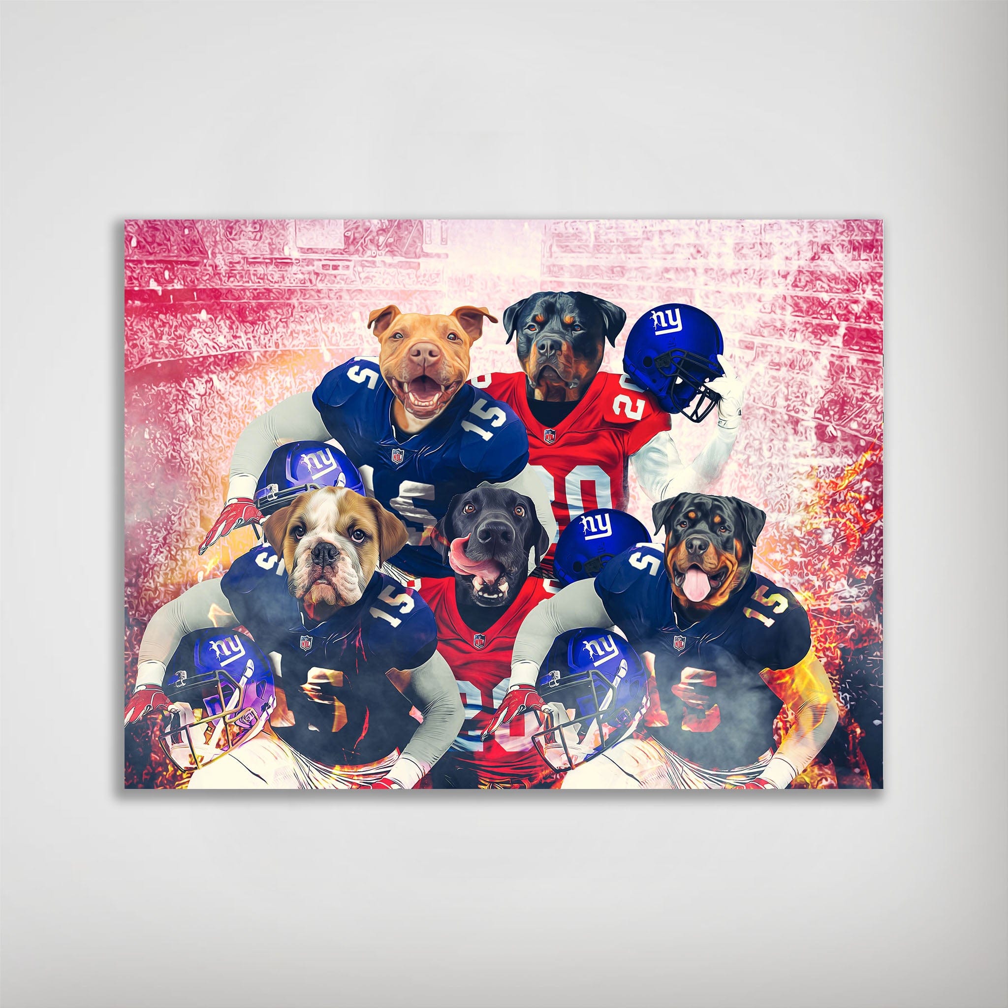 &#39;New York Doggos&#39; Personalized 5 Pet Poster