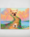 'The Rainbow Bridge' Personalized Pet Mini Portrait