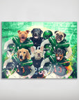 Póster personalizado de 6 mascotas 'New York Jet-Doggos'