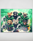 'New York Jet-Doggos' Personalized 6 Pet Poster