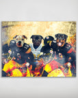 'Pittsburgh Doggos' Personalized 3 Pet Poster