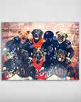 'Chicago Doggos' Personalized 6 Pet Poster