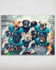 'Jacksonville Doggos' Personalized 6 Pet Poster