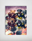 'Washington Doggos' Personalized 4 Pet Poster