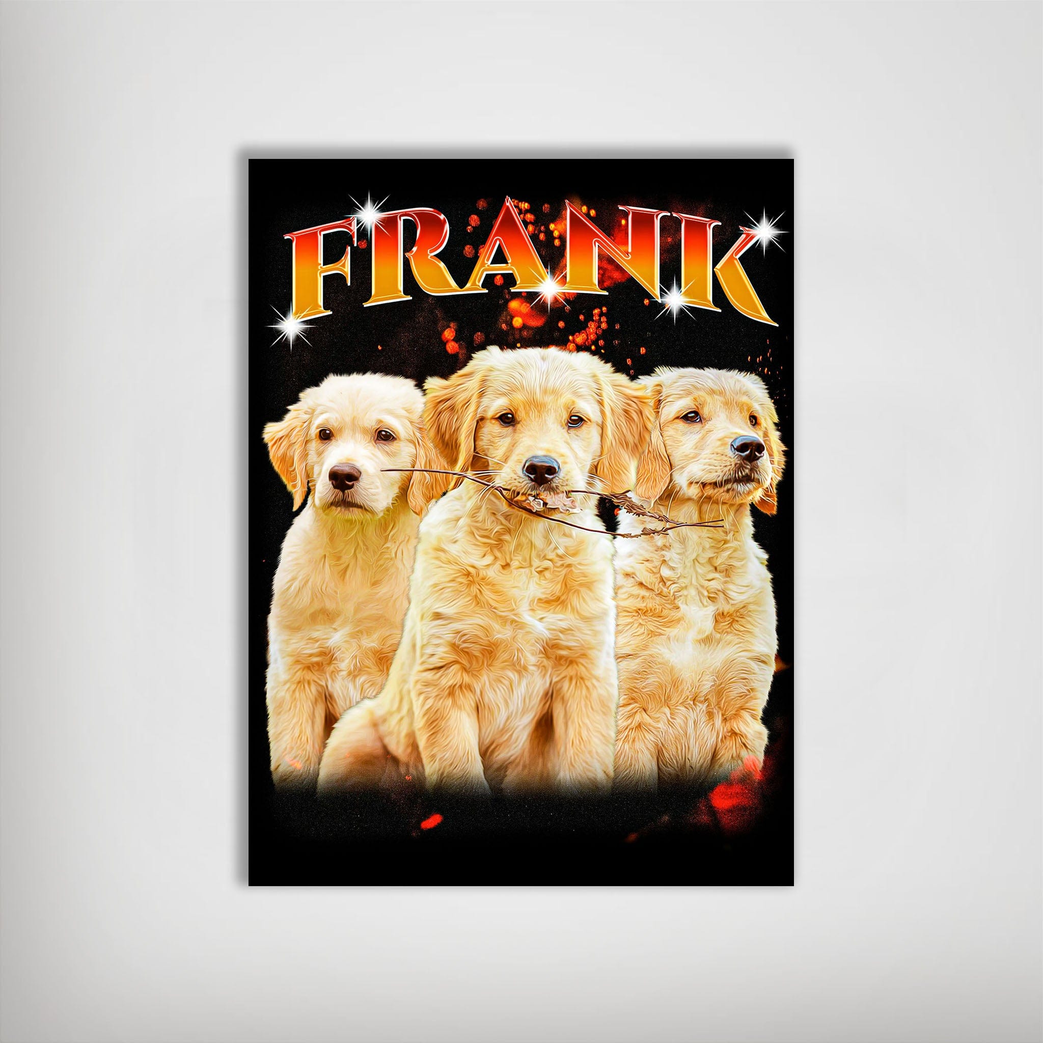 &#39;90&#39;s Bootleg  Personalized Pet Poster