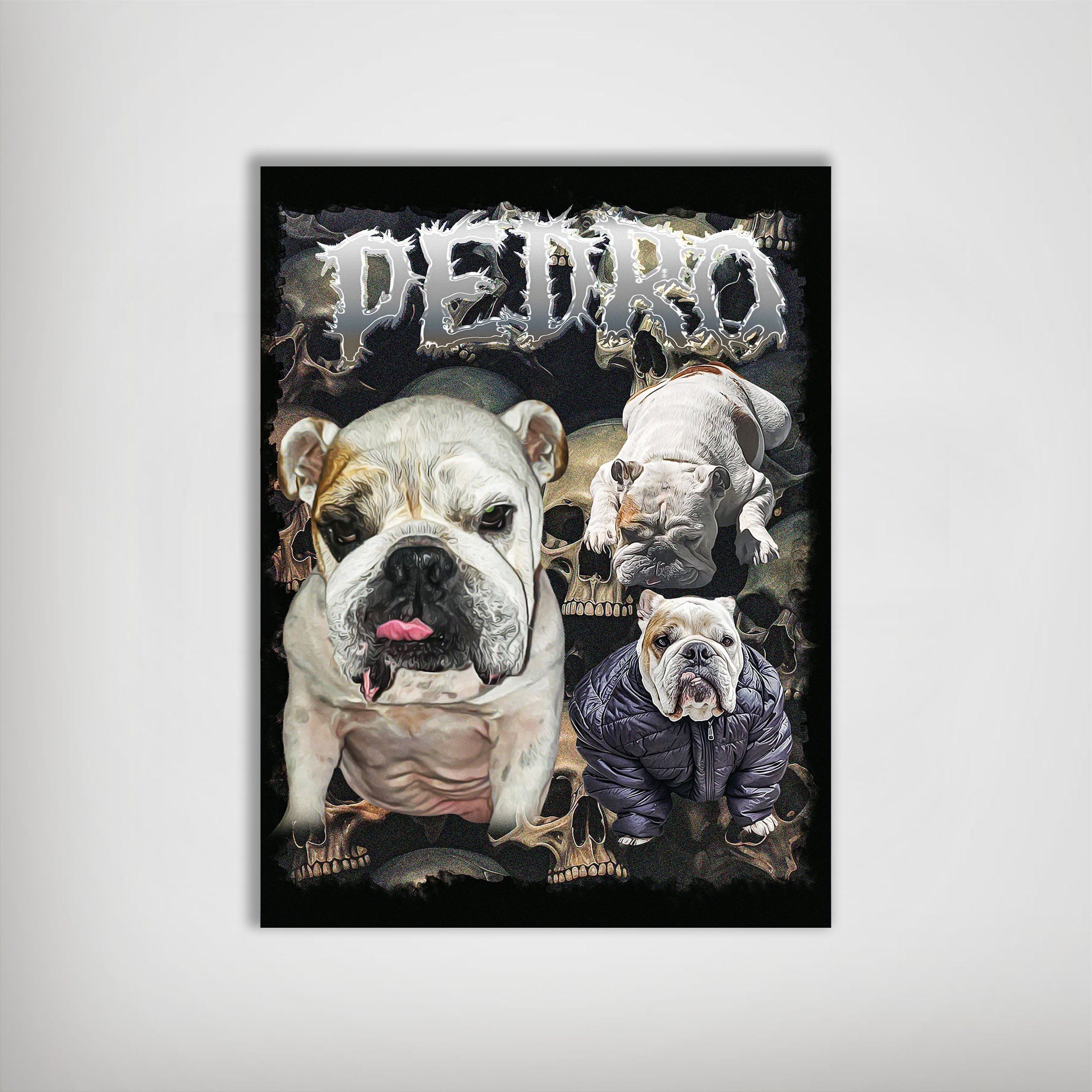 &#39;90&#39;s Bootleg (Horrorcore)&#39; Personalized Pet Poster