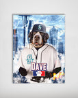 'Seattle Mariners Doggos' Personalized Pet Poster