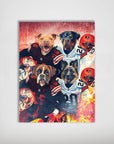 'Cleveland Doggos' Personalized 4 Pet Poster