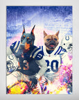 'Indianapolis Doggos' Personalized 2 Pet Poster