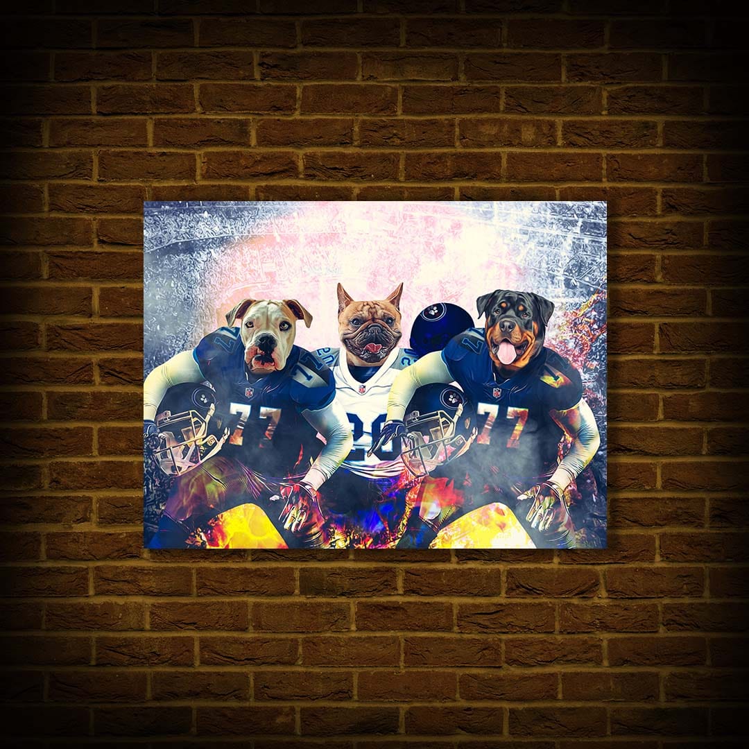 &#39;Tennessee Doggos&#39; Personalized 3 Pet Poster