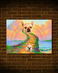 'The Rainbow Bridge' Personalized Pet Mini Portrait