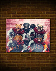 'Atlanta Doggos' Personalized 6 Pet Poster