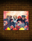 'Cleveland Doggos' Personalized 3 Pet Poster