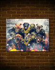 'New Orleans Doggos' Personalized 6 Pet Poster