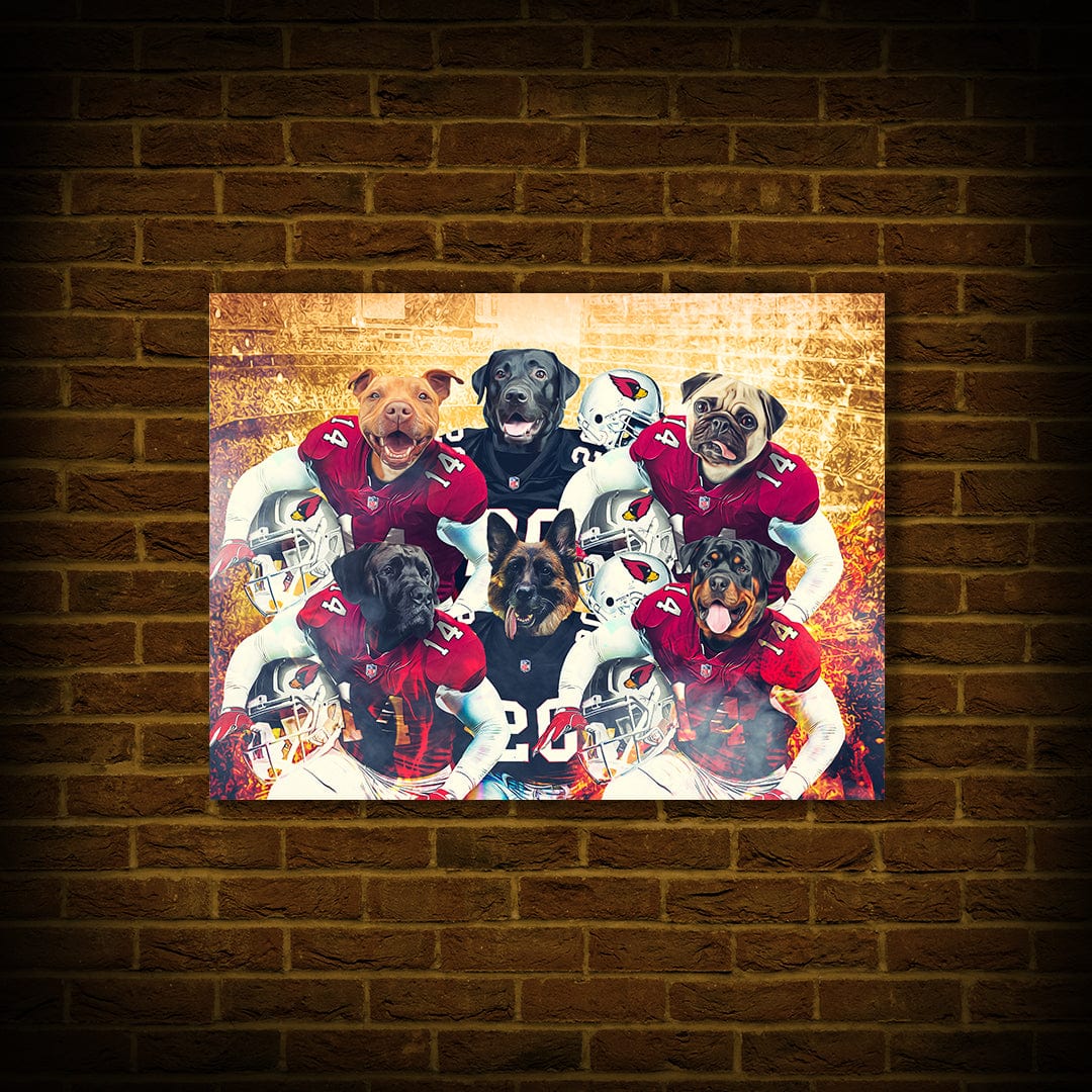 &#39;Arizona Doggos&#39; Personalized 6 Pet Poster