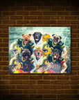 'Green Bay Doggos' Personalized 6 Pet Poster