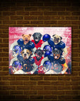 'New York Doggos' Personalized 6 Pet Poster