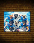 'Detroit Doggos' Personalized 6 Pet Poster