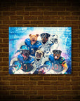 'Detroit Doggos' Personalized 5 Pet Poster