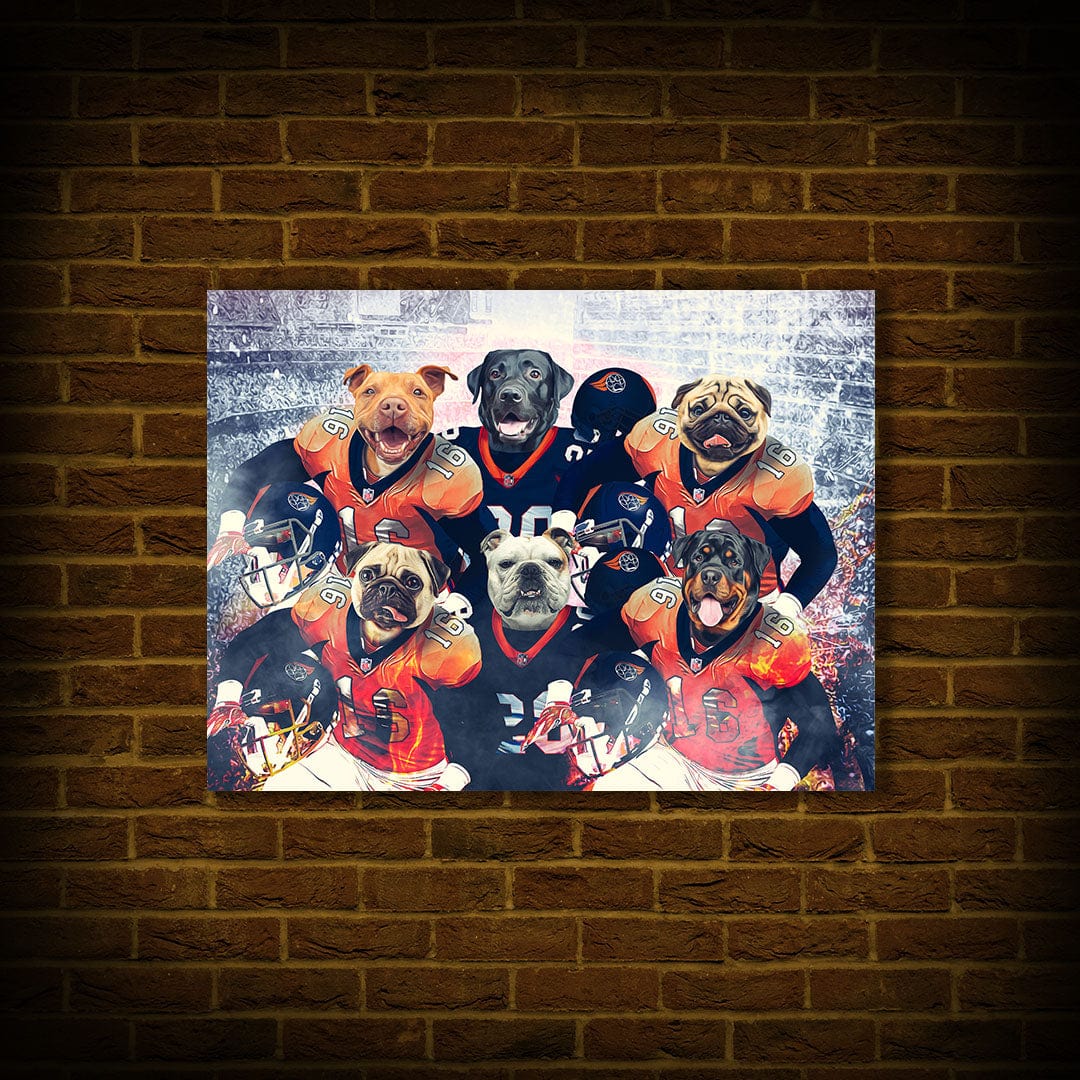 &#39;Denver Doggos&#39; Personalized 6 Pet Poster