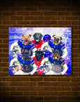 'Buffalo Doggos' Personalized 6 Pet Poster