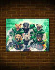 'New York Jet-Doggos' Personalized 6 Pet Poster