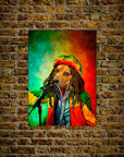 'Dog Marley' Personalized Dog Mini Portrait