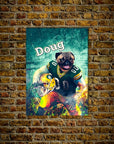 'Green Bay Doggos' Personalized Dog Mini Portrait