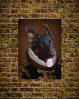 The Duke: Personalized Dog Mini Portrait