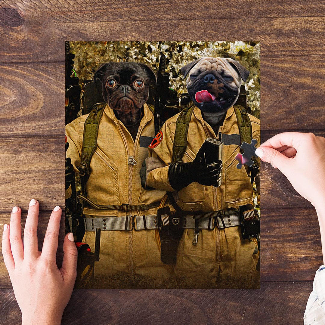 &#39;Dogbusters Personalized 2 Pet Puzzle