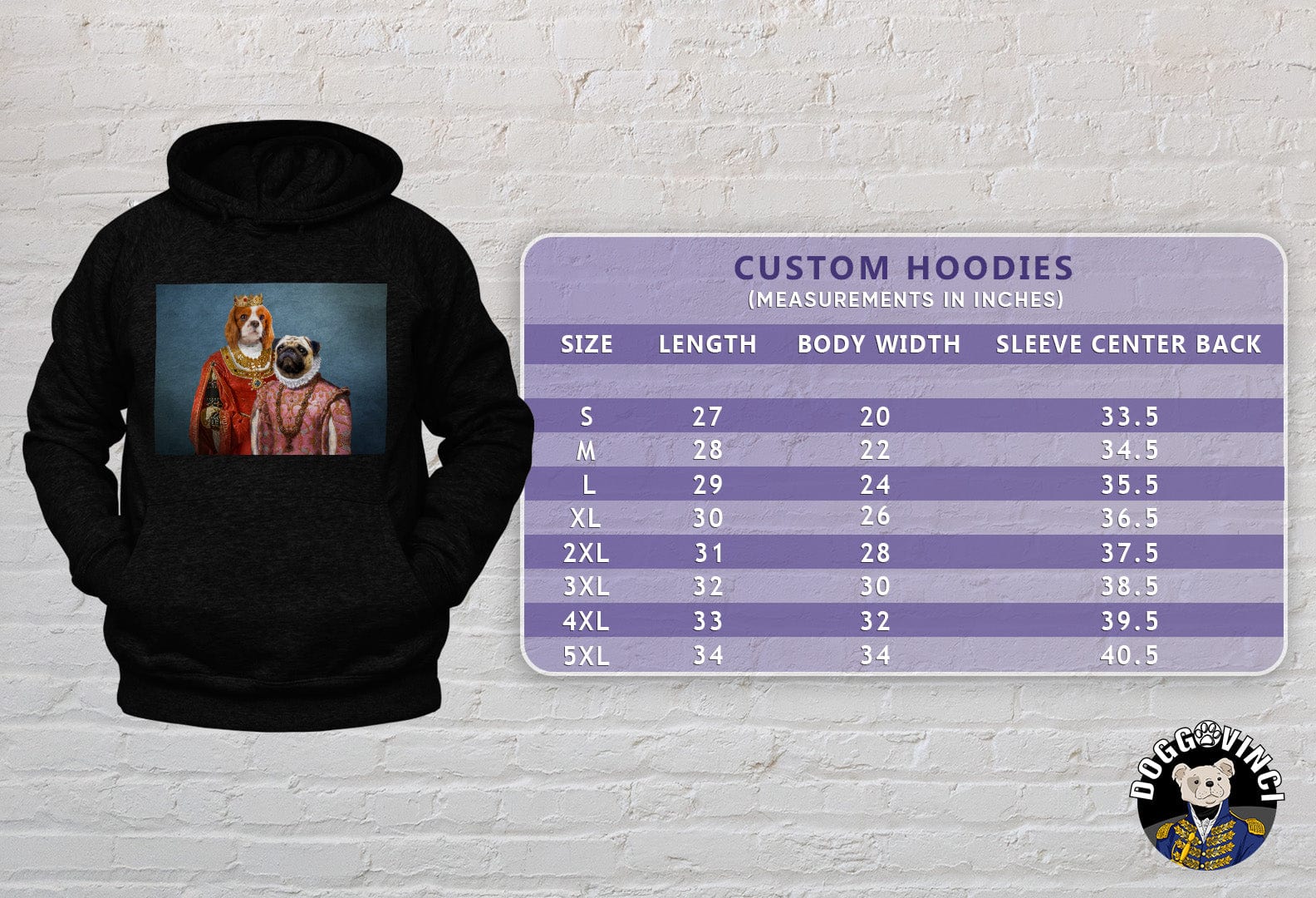 &#39;Queen and Archduchess&#39; Personalized 2 Pet Hoody