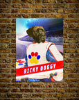 'Ricky Doggy' Personalized Pet Mini Portrait