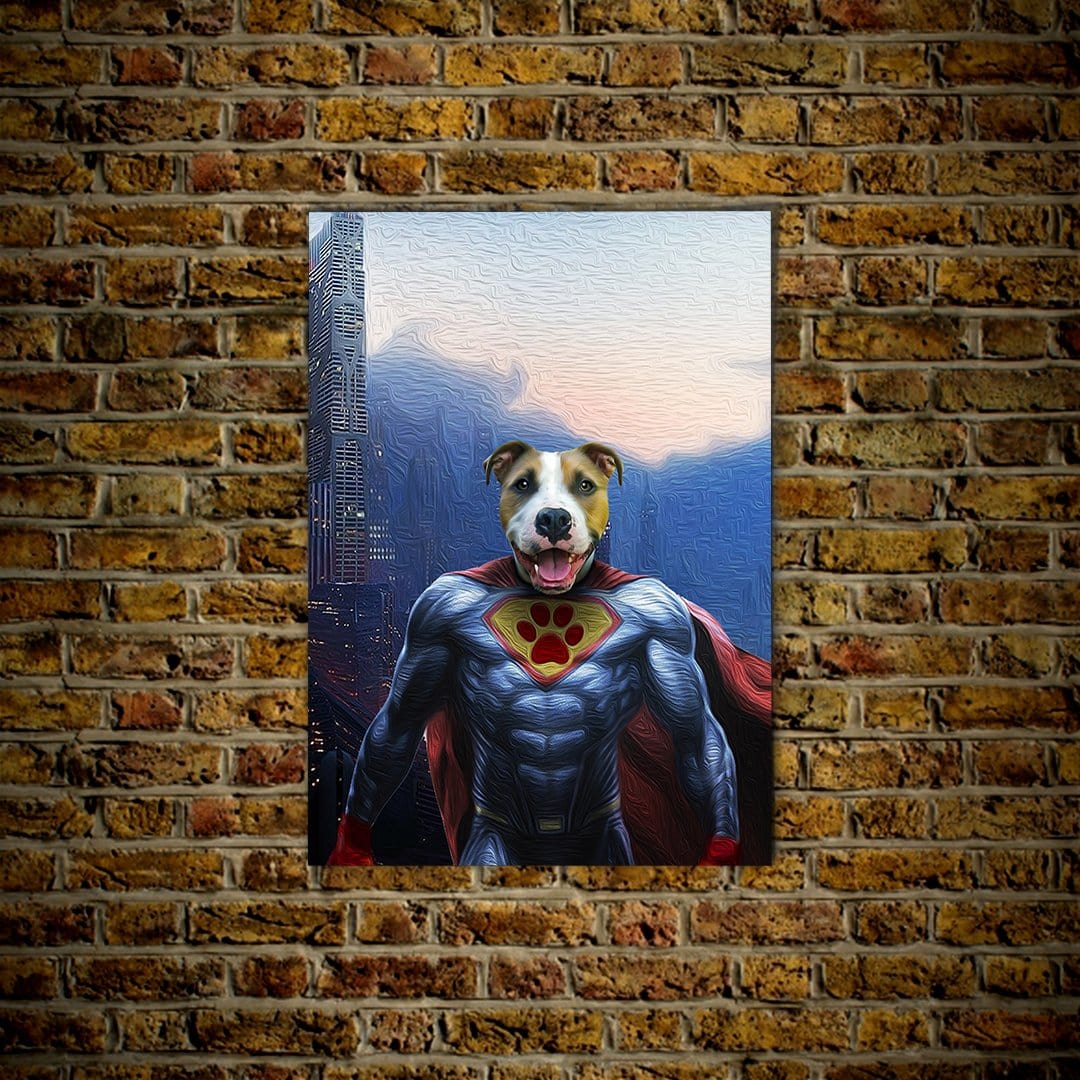 The Super Dog: Personalized Dog Mini Portrait