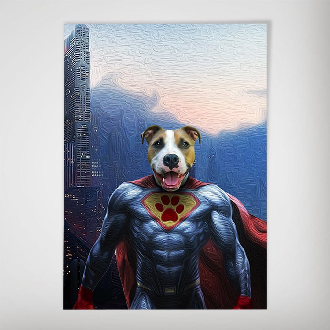 The Super Dog: Personalized Dog Mini Portrait