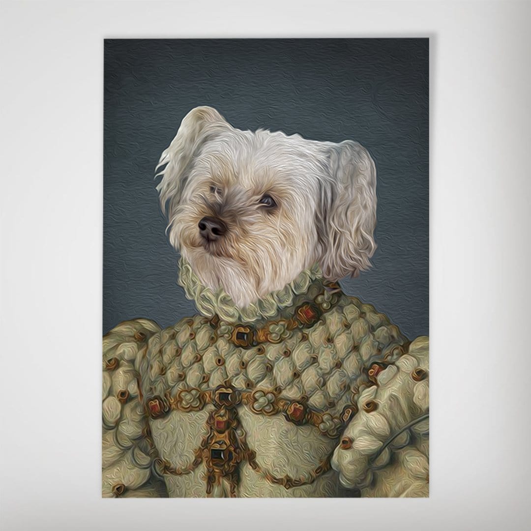 The Princess: Personalized Dog Mini Portrait