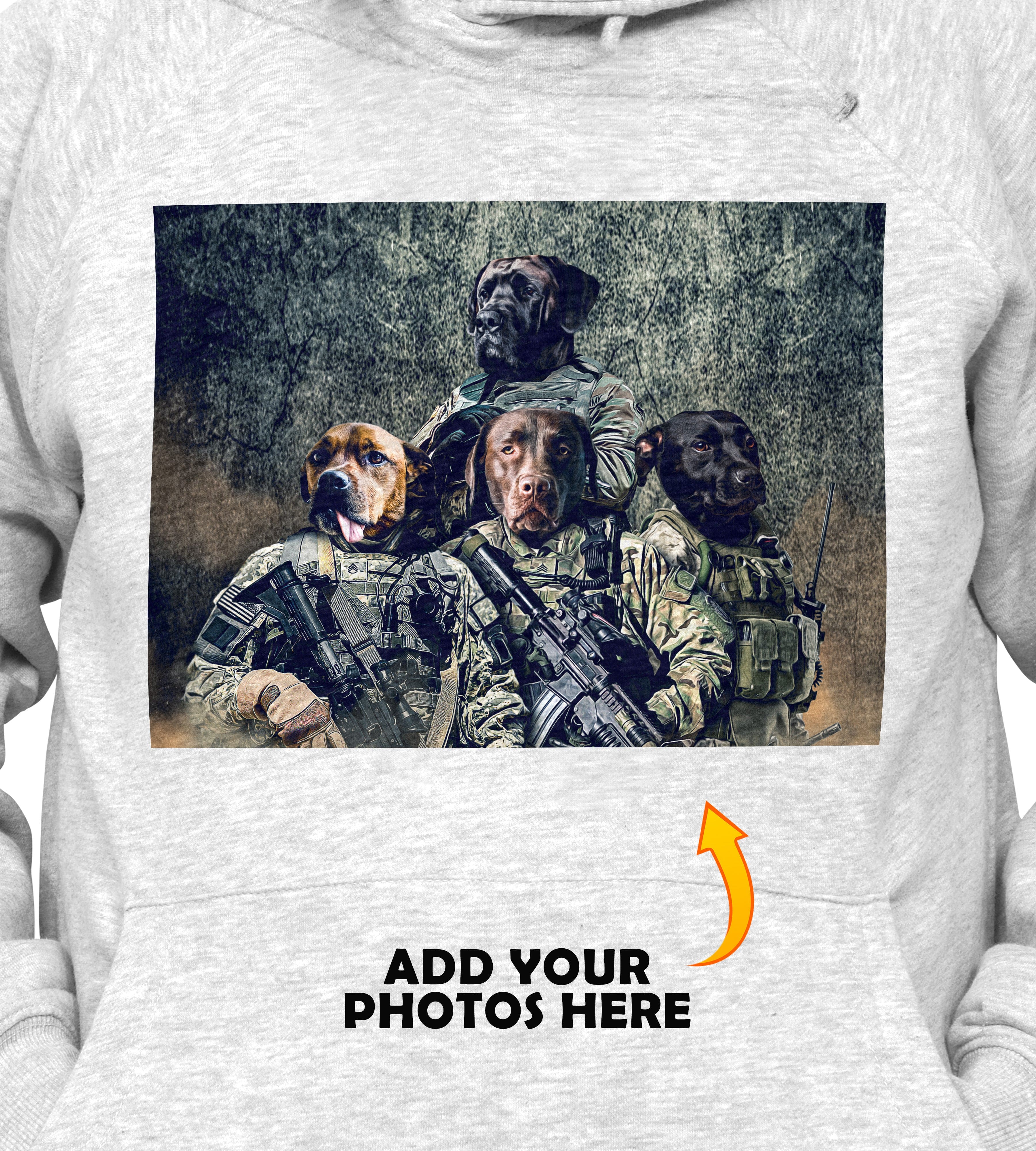 &#39;The Army Veterans&#39; Personalized 4 Pet Hoody