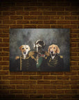 'The Brigade' Personalized 3 Pet Mini Portrait