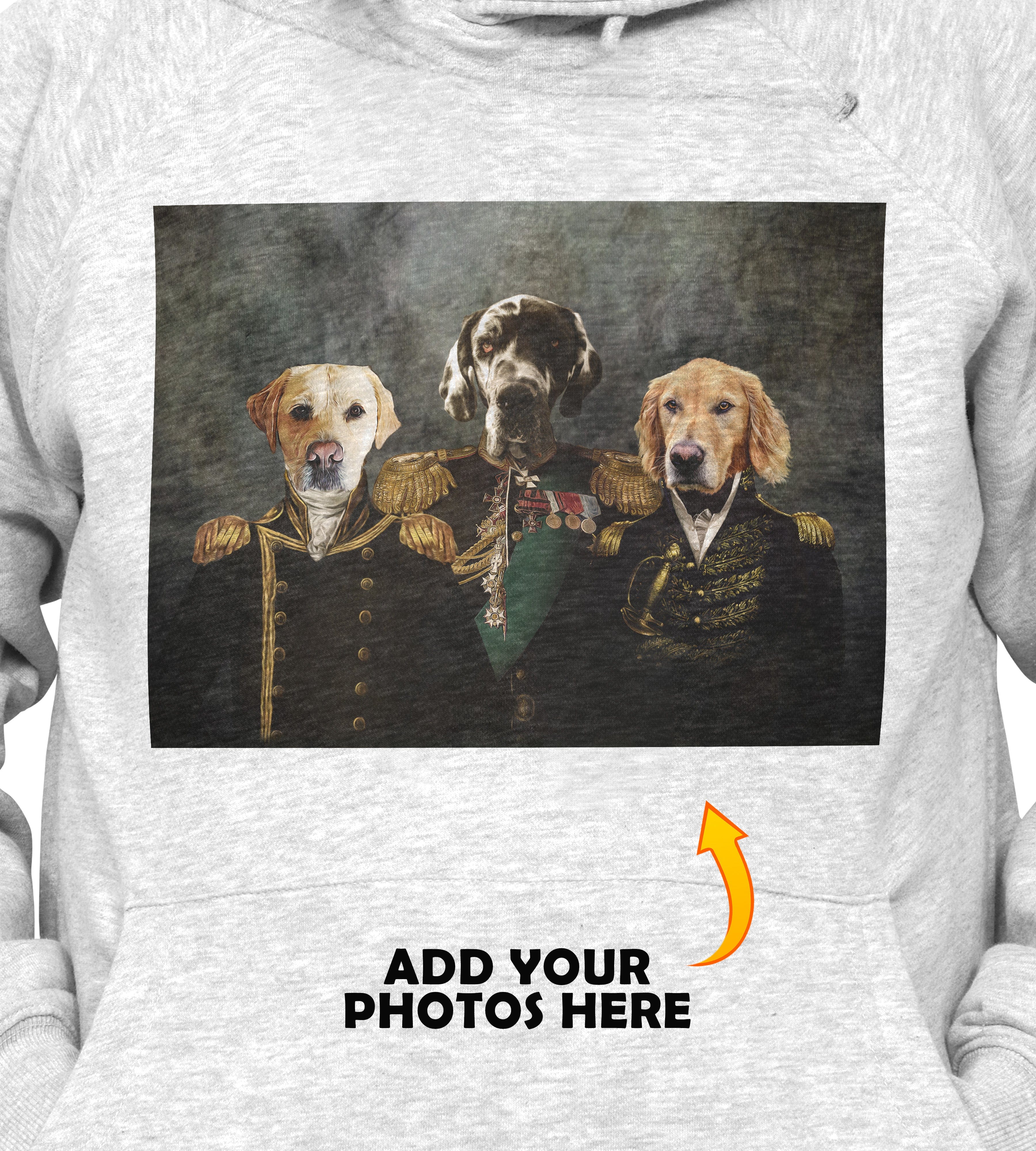 &#39;The Brigade&#39; Personalized 3 Pet Hoody